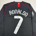 thumbnail image 2 of Autographed/Signed Cristiano Ronaldo Manchester United Black Soccer Jersey Beckett BAS COA, 2 of 4