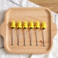 thumbnail image 3 of Fourchette à Fruits, Mignon Ensemble de 6 Fourchettes à Fruits avec Support, Fourchettes Cure-Dents en Acier Inoxydable pour Enfants à la Maison, 3 of 7