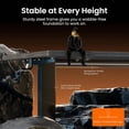thumbnail image 5 of Height Adjustable Electric Standing Desk, 44 x 24 Inches Sit Stand Desk with Memory Function, Grey, 5 of 9