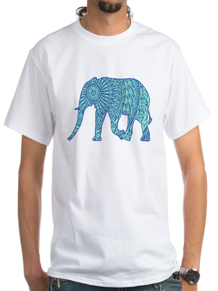 CafePress Blue Elephant Womens PJs