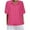 Hot Pink, variant on GigrtiJin Womens Button down Lapel Shirt Summer Short Sleeve Loose Casual Work Blouse Lightweight Drawstring Hem Tops