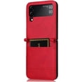 thumbnail image 4 of case for Galaxy Z Flip 4 Case Wallet, Ultra -Thin Retro Style with Card Holder Samsung Flip 4 Case Compatible with Samsung Galaxy Z Flip4 5G, Red, 4 of 14