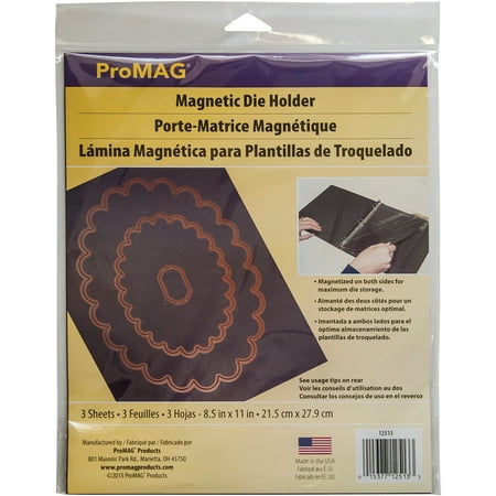 - ProMag Magnetic Die Holder Sheets 3/Pkg-8.5