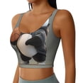thumbnail image 2 of Honeii Cartoon Pandas Basketball Patten Workout Crop Tank Top for Women Yoga Tank Tops Athletic Sports Shirts Exercise Undershirts,Sports Bra,Sports vest-Small, 2 of 8