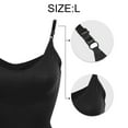 thumbnail image 2 of Unique Bargains Women Shapewear Tummy Control Full Bust Body Shaper Briefs Bodysuit Butt Lifter Thigh Slimmer L Black, 2 of 7