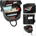 thumbnail image 3 of Backpack Ladies Elegant Pu Leather Backpack Girls For Women Black, 3 of 5