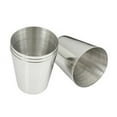 thumbnail image 2 of iaksohdu Outdoor Camping Hiking Polished Stainless Steel Whiskey Liquor Cup for Hip Flask, 2 of 8