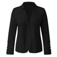 thumbnail image 6 of Business Blazers for Women,Casual Plus Size Lightweight Open Front Long Sleeve Jackets,Cropped Blazers Trendy Office Work Cardigan Jackets,Dressy Work Office Suit 2026 Fall Fashion Clothes Black, 6 of 7