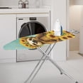 thumbnail image 2 of HELLHERO Sunflower and Sloth Ironing Board Cover Hook and Loop Fastener Polyester Fabric Elastic Edge 15x54 Inch, 2 of 5