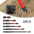 thumbnail image 4 of MYG 2/6pcs 25-150mm Non-slip PH2 Magnetic Batch Head Cross Screwdriver Drill Bit, 4 of 6