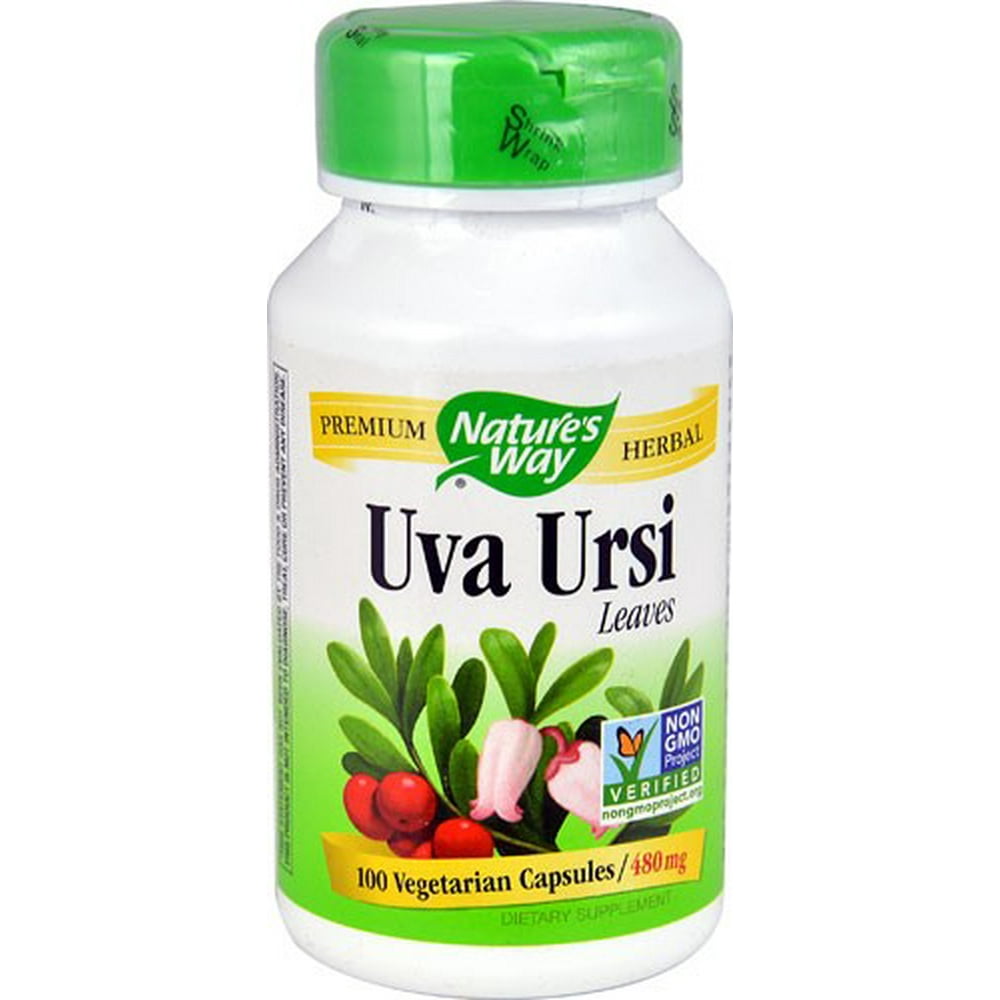 Nature's Way Uva Ursi Leaves 480 mg 100 Capsules