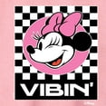 thumbnail image 2 of Disney - Minnie Mouse - Checkered Board Vibin' - Youth Crewneck Fleece Sweatshirt, 2 of 4