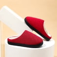 thumbnail image 2 of Ediodpoh Women's Winter Warm Wooden Floor Thickened Indoor Slippers Womens Slippers Red 7, 2 of 8