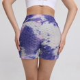 thumbnail image 2 of Vedolay Women's Lifting High Waist Running Fitness Yoga Shorts,Purple L, 2 of 5