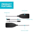 thumbnail image 6 of Intex 69625E 54 Inch Paddle 2 Piece Dual Purpose Inflatable Boat Oars, Pair, 6 of 7