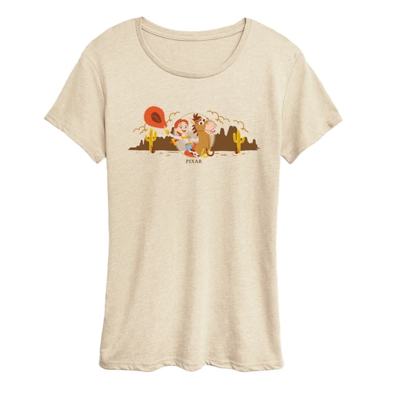 Toy Story 5 - Jessie and Bullseye - Women's Short Sleeve Graphic T-Shirt