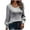 Gray, variant on Gamivast Casual Soft Long Sleeve Ribbed Knit Sweaters for Women Basic Crew Neck Cuffed Sleeves Pullover Sweater Fall Winter Oversized Chunky Knitted Tops
