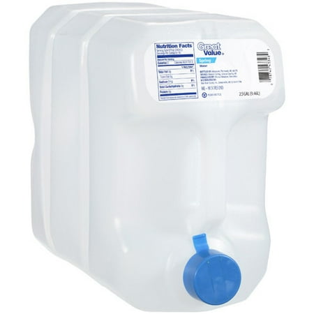 Great Value Spring Water 2.5gal