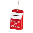 thumbnail image 2 of Decoración colgante para de Navidad, adornos navideños decorativos, colgante de arte del hierro para puerta de pared interior, adorno navideño Buzón pequeño, 2 of 8