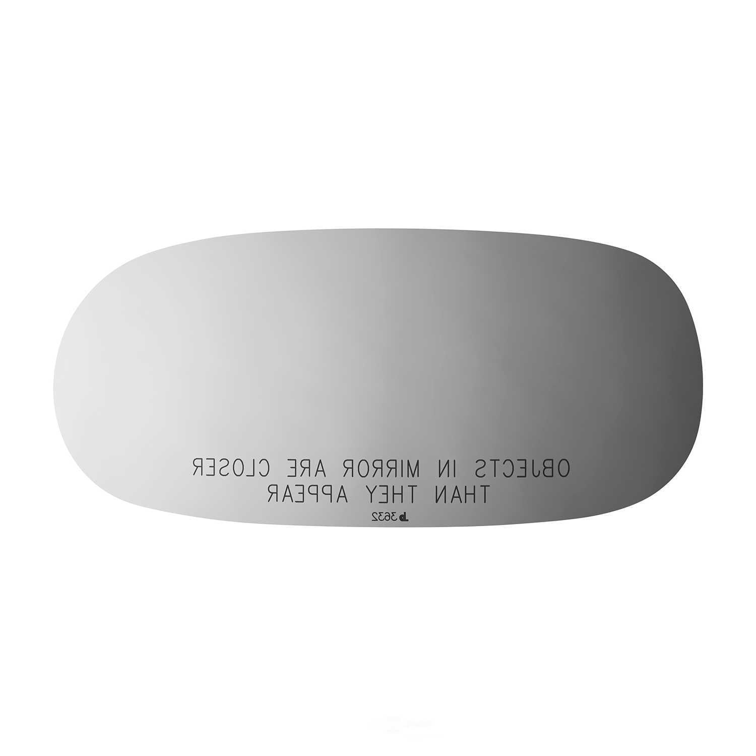 Burco Side View Mirror Replacement Glass - Clear Glass - 3632