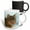 Multicolor, variant on 3drose, Artistic Cartoon Style Black Outline Tabby Cat, 15oz Two-tone Black Mug