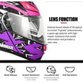thumbnail image 5 of Bluetooth Motorcycle Helmet Flip Up Front Full Face DOT Approved Built-in Dual Speaker Microphone Generic Street Bike Integrated, 5 of 6