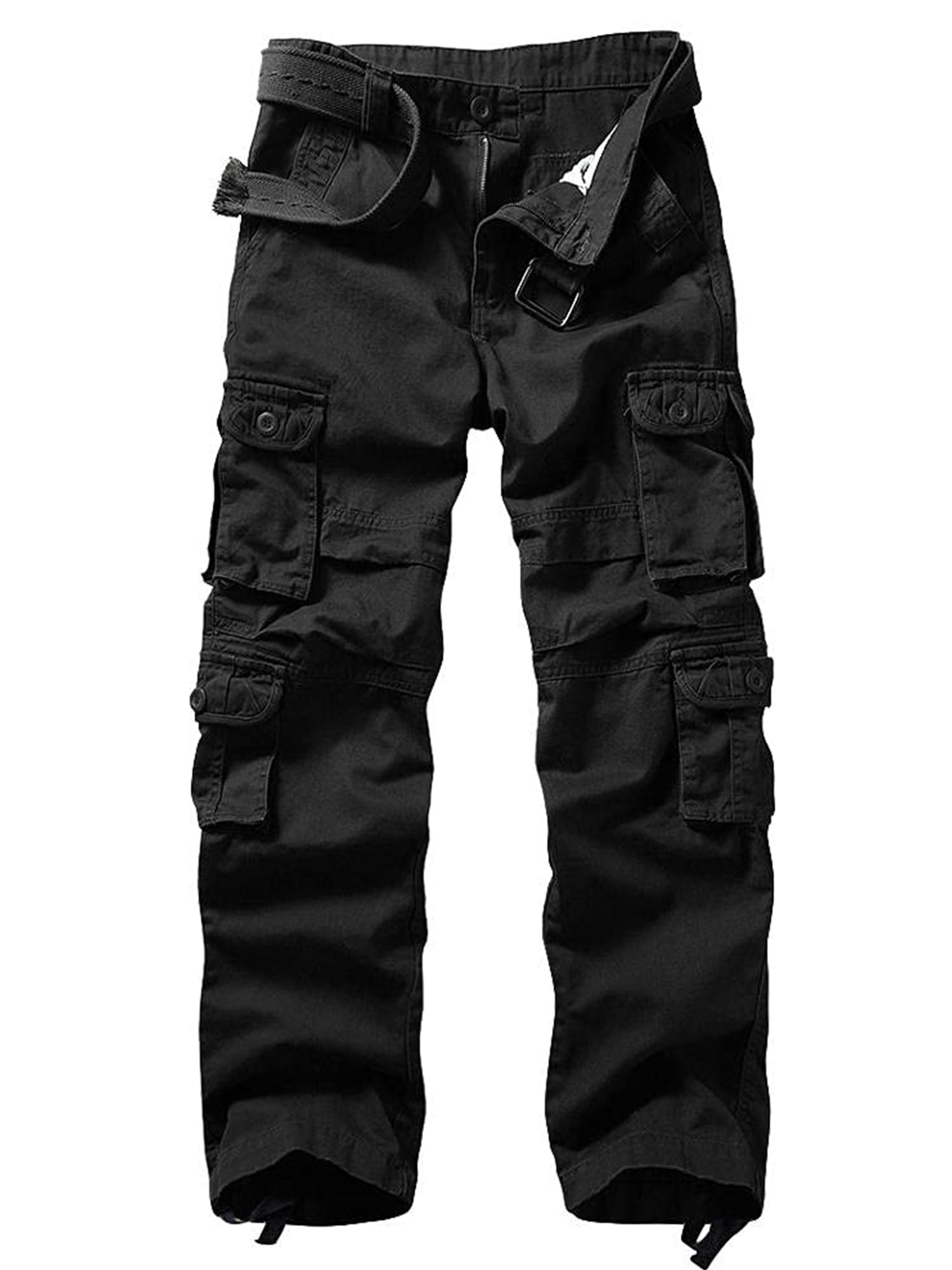Men's Relaxed Fit Cargo Pants with Multi Pockets Outdoor Work Pants 36 ...
