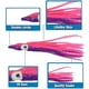 thumbnail image 5 of PRO BEROS - 5 señuelos luminosos suaves con forma de pulpo, de 5 a 12 cm, de silicona, para pesca al curricán, pesca con curricán, pesca con calamar y jigging, 5 of 5