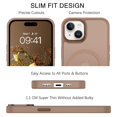 thumbnail image 2 of Funda para teléfono BENTOBEN compatible con iPhone 15 Plus, color marrón, 2 of 7