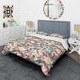 thumbnail image 3 of Designart 'Retro Square Design IV' Mid-Century Modern Duvet Cover Set, 3 of 4