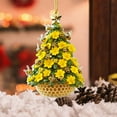 thumbnail image 4 of HomeDM Christmas Tree Ornament Bee Honey Acrylic Pendant Flower Honeycomb Hanging Ornaments for Xmas Tree Holiday Party Decorations 8cm/3.15", 4 of 9