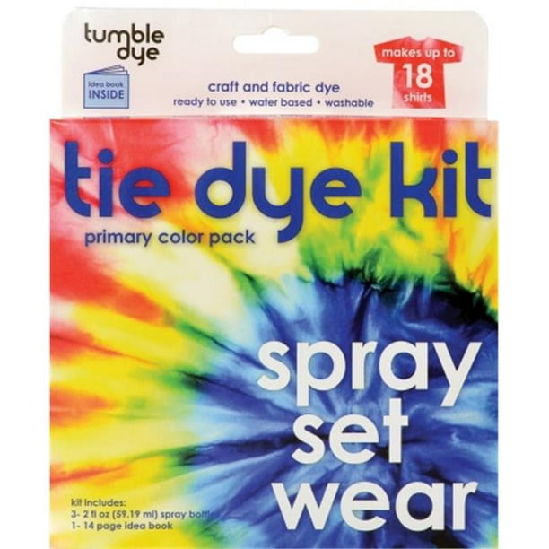 Tumble Dye Craft & Kit Tie-Dye en Tissu 2oz 3/pkg-Primaire