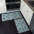 thumbnail image 1 of Sussex Home Non Skid Washable Kitchen Runner Rugs Set of 2 - Ultra-Thin Lattice Area Rugs for Laundry Room, Entryway, Bathroom - Multipurpose Set of 44 x 24 and 31.5 x 20 Inches Floor Mats, 1 of 8