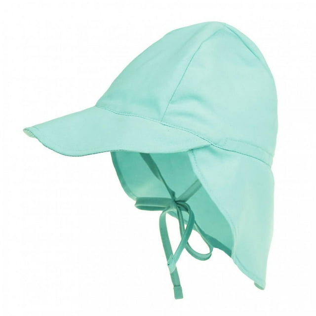 Kids Baby Boys Girl Flap Sun Protection Swim Hat Cap S Gray