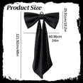 thumbnail image 3 of Halloween Large Black Bows ，Halloween Tree Topper Cute Vintage Decor Halloween Wall Door Decorations Christmas Tree Topper Bows Party Decor, 3 of 9