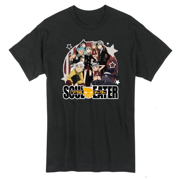 Soul Eater - Group Character Star Officially Licensed Adult Men's T-Shirt