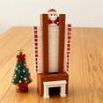 thumbnail image 4 of TanSiDing 3pcs Christmas Countdown Chimney Decor, Festive Advent Calendar with Santa Claus Design, Durable Holiday Mantelpiece for Family Celebration, Home Fireplace Decoration, 4 of 4