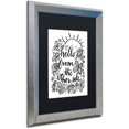 thumbnail image 2 of Trademark Fine Art "Hello Other Side" Canvas Art by Elizabeth Caldwell, Black Matte, Silver Frame, 2 of 4