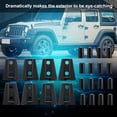 thumbnail image 3 of CAR DOOR HINGE COVER TRIM BLACK   JK UNLIMITED 4-DOOR 2007-2018, 3 of 7