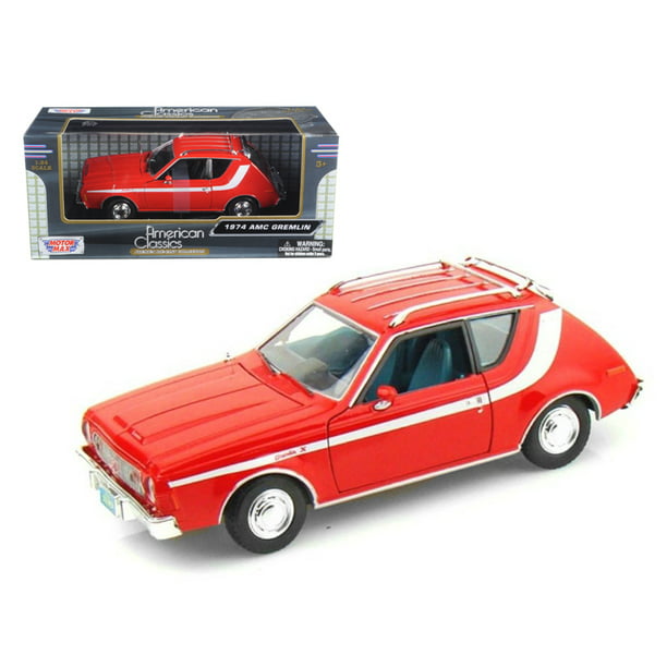 1974 Amc Gremlin X Red 1 24 Diecast Model Car By Motormax Walmart Com Walmart Com