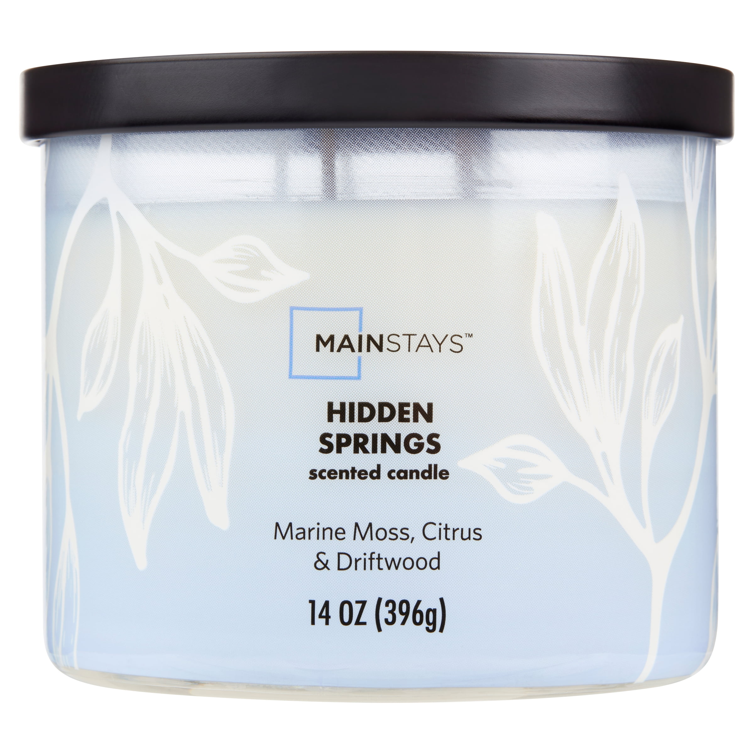 Mainstays 3 Wick Ombre Wrap Cranberry Mandarin Candle 14 Ounce