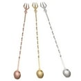 thumbnail image 4 of FOMIYES 3Pcs Wine Stirring Stick For Cocktails 304 Stainless Steel Dual Head Spiral Pattern, 4 of 8