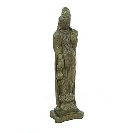 Solid Rock Stoneworks Medium Oriental Lady Statue 27in Tall