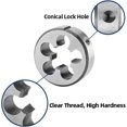 thumbnail image 2 of Round Threading Die Metric M35X2 Round Threading Die, M35 x 2.0 Machine Thread Die Right Hand, 2 of 4
