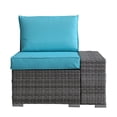 thumbnail image 6 of enyopro Patio Sofa Set, 6 Piece Outdoor Furniture Set, PE Rattan Wicker Sectional Sofa Furniture, Manual Weaving Wicker Couch with Removable Cushions & Tea Table, Ideal for Patio Deck Backyard, K3222, 6 of 10