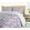thumbnail image 5 of Ambesonne Tropical Duvet Cover Sets, Palm Leaves Soft Tones, 2-Queen, Pale Pink Blue Cream, 5 of 7