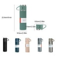 thumbnail image 2 of BrowQuartz 500ml Stainless Steel Vacuum Flask Cup Home Office Travel Indoor Outdoor Sports Insulated Water Bottle Milk Thermal Mug Type 9  with 2 Lids, 2 of 6