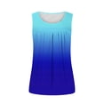 thumbnail image 5 of Uaswgudfs Women's Gradient Color Crew Neck Summer Tank Tops - Casual Sleeveless Loose Fit Blouses, Flowy Tunics Tops, 5 of 6