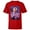Red, variant on Marvel X-Men Dazzler Boom Boom Jubilee Band X-Terminators - Short Sleeve T-Shirt for Kids - Customized-White