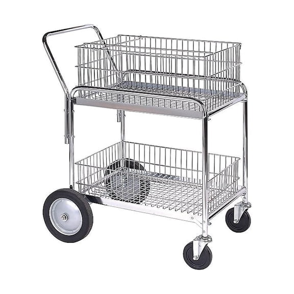 Wesco Metal 2-Shelf Mail Cart (272230)